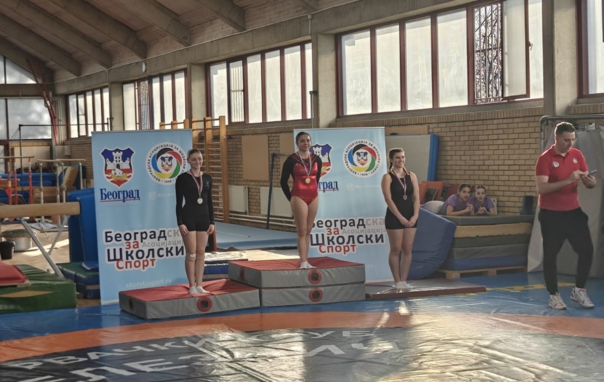 Srebro za Doroteju Laketić na Gradskom takmičenju iz gimnastike